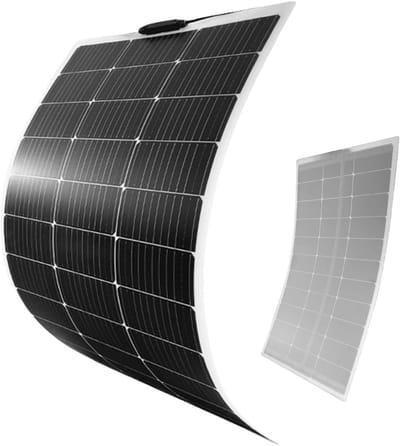 Flexibel Zonnepaneel - Lichtgewicht Paneel - Energie Opwekken - Hoge Conversieratio - 150W - Zwart