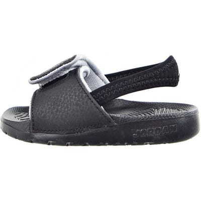 Air Jordan Hydro 6 Slide BT Zwart Wolfsgrijs Baby Sneakers 881478-011 26 gray