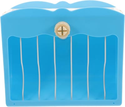 Konijnen Feeder - Hooi Dispenser - Voer Opslag - Minimaliseert Verspilling - 25 cm Lengte - Hemelsblauw