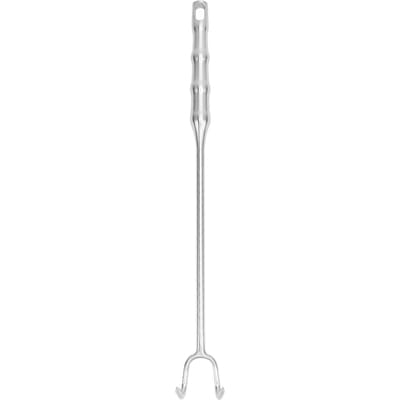 Vleeshaak RVS Lange Handgreep BBQ Vlees Haken Kook Barbecue Spatel Haken voor Medium 41CM