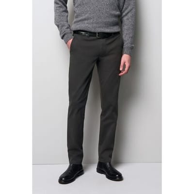 Meyer Broek M5 Chino Organic Cotton Comfort Stretch Micro Texture Antraciet / male