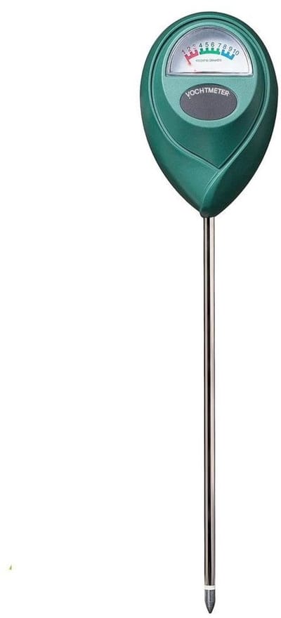 EXCITAT Bodemvochtigheidsmeter - Vochtigheidstester - Gemakkelijk af te lezen - Voor vuil en aarde - Groen