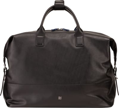 DuDu Miami Weekender reistas Leer 43 cm - black