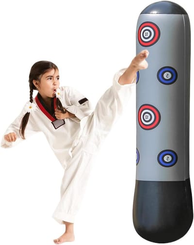 Opblaasbare Bokszak - Bokstoy Peuters - Actief Spelen - Bounce Back Functie - 152 cm Hoog - Niet gespecificeerd