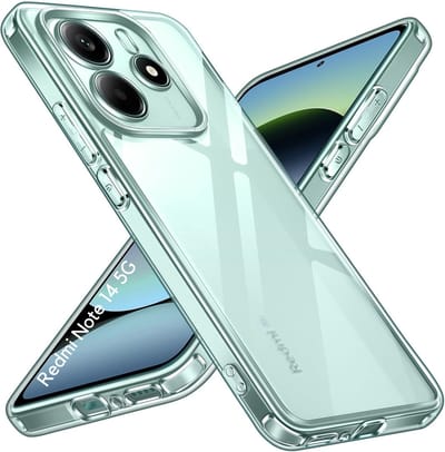 Hoesje voor Xiaomi Redmi Note 14 5G backcover Shockproof siliconen Transparant