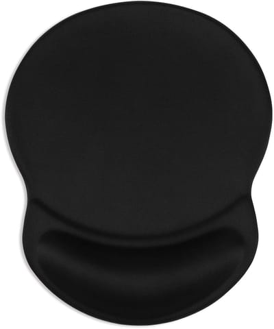 Dailygoods- Muismat Ergonomisch met Gel Polssteun - Muismat Gaming - Antislip Basis - Comfortabele Kantoorbenodigdheden - 22 x 18,2 cm - Verlicht Polspijn