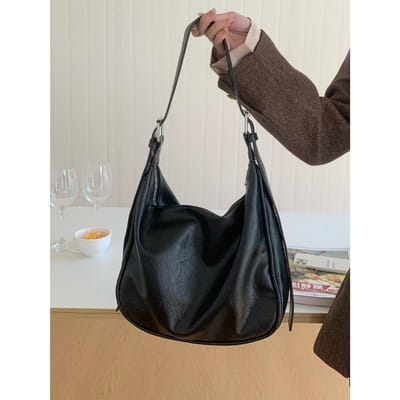 Grote Tas met Textuur voor Dames Nieuwe Herfst- en Winter Retro Modieuze Schoudertas Niche Veelzijdige Draagtas