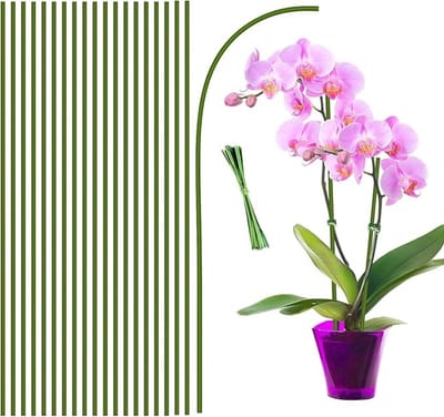 Flexibele plantenstokken 40 cm - 20 stuks voor binnen en buiten