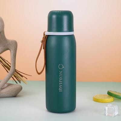 Nouvelle Mode Tasse Thermos Balle Bouilloire de Sport en Acier Inoxydable avec Corde Tasse Accompagnante Portable à Vide 500ml