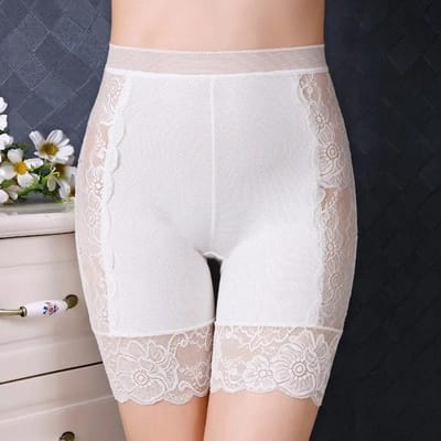 Dames slip naadloos veiligheidskorte broekjes dames hoge taille stretch shorts slips afslankend ondergoed vrouw zomerlingerie L(55kg-67.5kg)