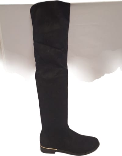SUPER ME- SUEDELOOK LAARS- BLACK-OMSLAG-36