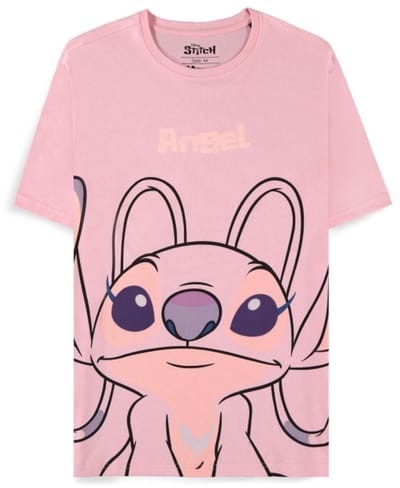 Disney Lilo & Stitch - Angel Unisex T-shirt - M - Roze