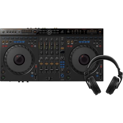 AlphaTheta DDJ-GRV6 + Pioneer DJ HDJ-X7 Zwart