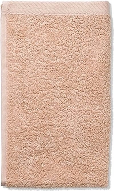Kela Badkamer - Ladessa Gastendoek Salmon Red 30x50 cm Set van 3 stuks - Kunststof - Rood