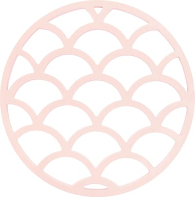Krumble Pannenonderzetter / Pannenonderzetter hittebestendig / Pannenonderzetter Siliconen / Pannenonderzettters - Schubben - Diameter 14 - Roze