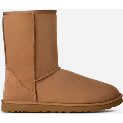 UGG® Classic Short for Men in Brown, Size 6, Twinface/Polyester/Wool