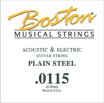 Boston BPL-0115 0115 snaar, plain steel
