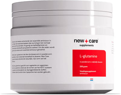 New Care L-glutamine - aminozuur - 250 gram - NZVT - vegan