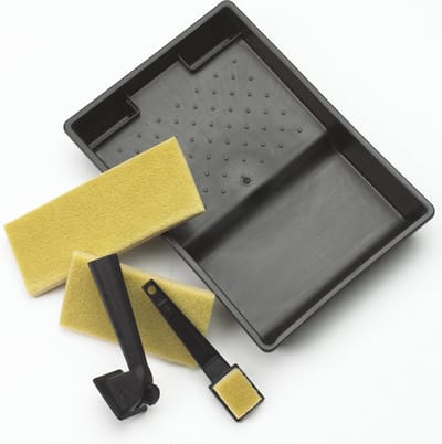 5-Delige Schilderset: Complete Verfroller Set met Pads en Verfbak voor Muren en Details