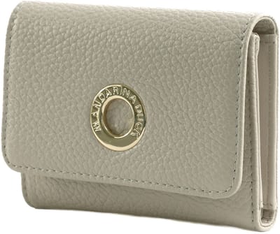MANDARINA DUCK Leren portemonnee Mellow Leather Wallet Cocoon Lichtgrijs