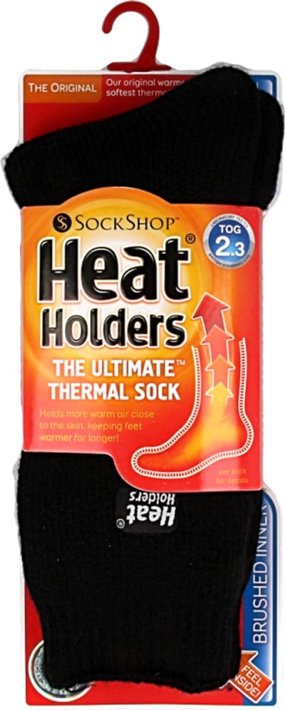 Heat Holders Ladies original socks maat 4-8 black 1 Paar