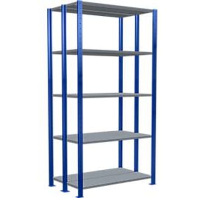 SCHULTE Lagertechnik - Boutloze dubbele bodemplank type 150 - 2000x1000x2x300 mm 2x5 legborden