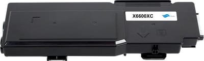 Xerox 106R02229 - Toner Cyaan - 6000 pagina's - Huismerk Compatible - Geschikt voor Xerox Phaser C6600 Xerox Workcenter 6605 - X6600XC alternatief - Xerox toner
