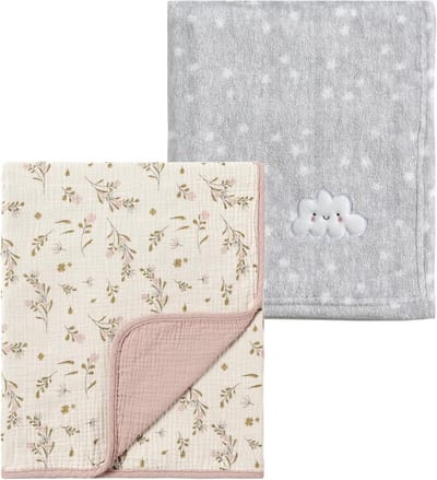 Babydekens 2 stuks - Wikkeldoeken baby - Baby comfort - Ultrazacht en pluizig - 76 x 100 cm