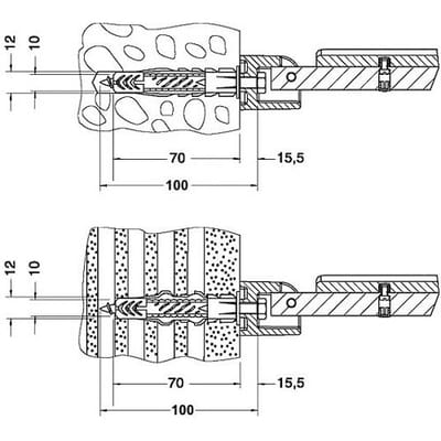 Keuco Plan fixing set no.3 34992000100