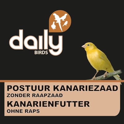 DAILY BIRDS - POSTUUR KANARIEZAAD-20KG-ZONDER RAAPZAAD-KWEEK-GEEN KLEURPIGMENTERING