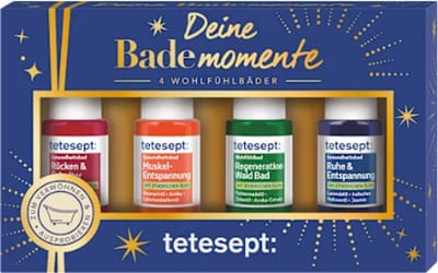 Winter Geschenkset Deine Bademomente - Tetesept | 4-delig - Winter Gift Set - Kerstcadeau - Kerst Giftset - Vegan Badproducten Giftset