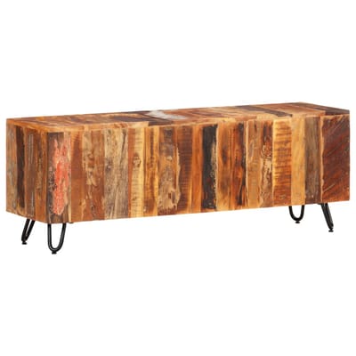 vidaXL - Tv-meubel - 110x30x40 - cm - massief - gerecycled - hout
