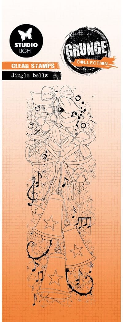Studio Light Grunge Collection Clear Stamp Jingle Bells