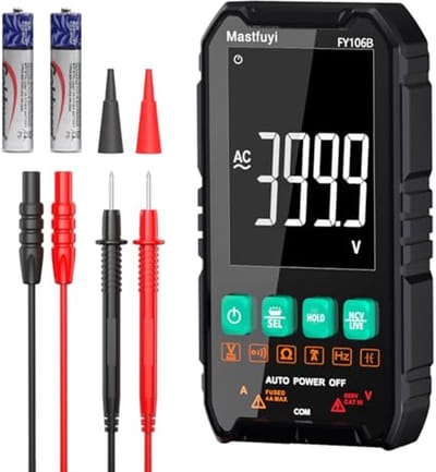 Digitale Multimeter met NCV, Compacte en Intelligente Elektrische Tester, TRMS 4000 met Overbelastingsbeveiliging