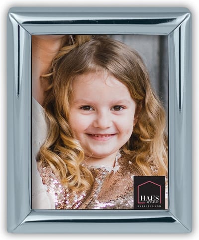 HAES DECO - Verzilverde Fotolijst Como voor 1 pasfoto van 3,5x4,5 cm - VP12104