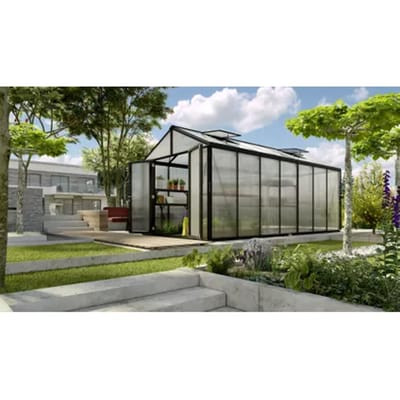 Vitavia Tuinkas Zeus Comfort 13800 - Polycarbonaat 16mm - Zwart - 258x540x250cm