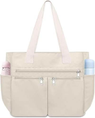 Grote Dames Schoudertassen, Waterdichte Nylon Handtassen voor Laptop, Ideaal voor Werk, College en Winkelen