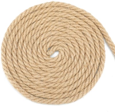 Store_7 - Jute Touw - Tuin Touw - Sterk en Duurzaam - 10 Meter - Natuurlijk Katoen - Geschikt voor DIY en Tuinieren - 10mm Diameter