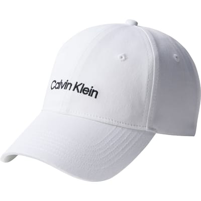 Calvin Klein Logo Embroidery Baseball Cap Bright White Maat: OS | Hoeden Outlet | Dames | Wit