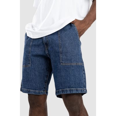 Denim Project Utilty Loose Korte Broek blauw