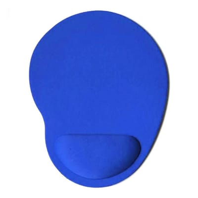 Muismat - Traagschuim Pols Ondersteuning - Ergonomische Muismat - Blauw
