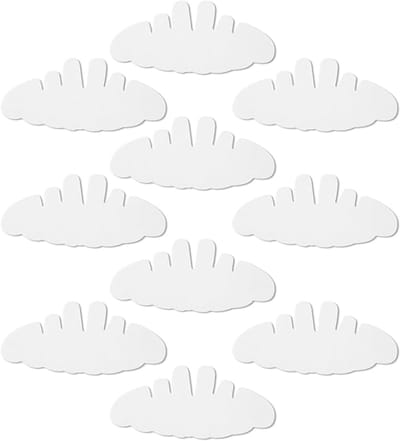 No Sweat Hat Liner - 10 stuks absorberende zweetbescherming, pet bescherming, vochtafvoerend schild voor jeugd vrouwen mannen sport vissen wandelen hardlopen golf honkbal hoeden