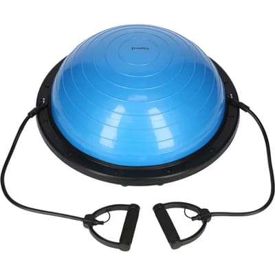 HMS Premium BSX10 - Balansbal - 60cm - Zwart/Blauw - Max 250kg