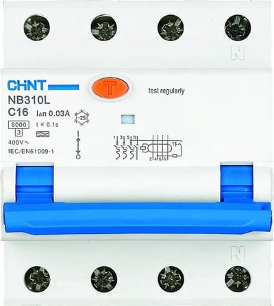 Chint Hoogwaardige 3-fasen NB310L Aardlekautomaat (25A)