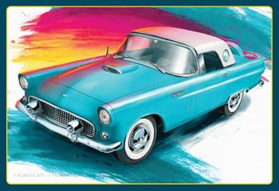AMT Modelbouwpakket Auto - 1449 1956 Ford Thunderbird Hardtop - Amerikaanse Auto Plastic - 1:25 - Modelbouw