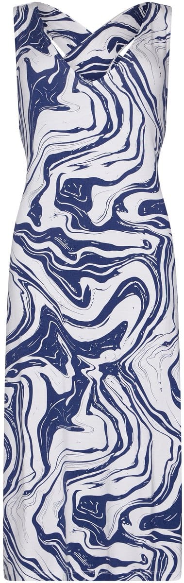 Dames Nachthemd Pastunette Premium - Marble - Viscose - Mouwloos - Maat 36