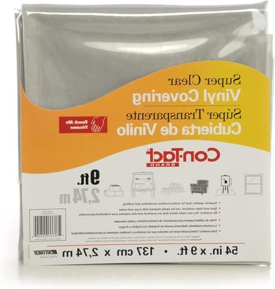 Vinyl Bekleding - Beschermfolie Vinyl - Oppervlakken Beschermen - Industriële Sterkte - 137 cm x 274 cm - Transparant