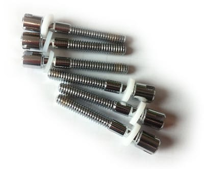 Sonor Tension Rods 1/4x46mm Chrome, 6 pcs - Reserveonderdeel voor drums