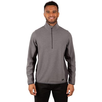 Trespass Heren Wotterham Mock Neck Lange Mouwen Top (Stormgrijs)