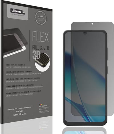 dipos FLEX – Matte Privacy Screenprotector geschikt voor Hotwav Note 17 Max | Volledige Schermbescherming | Case-Friendly